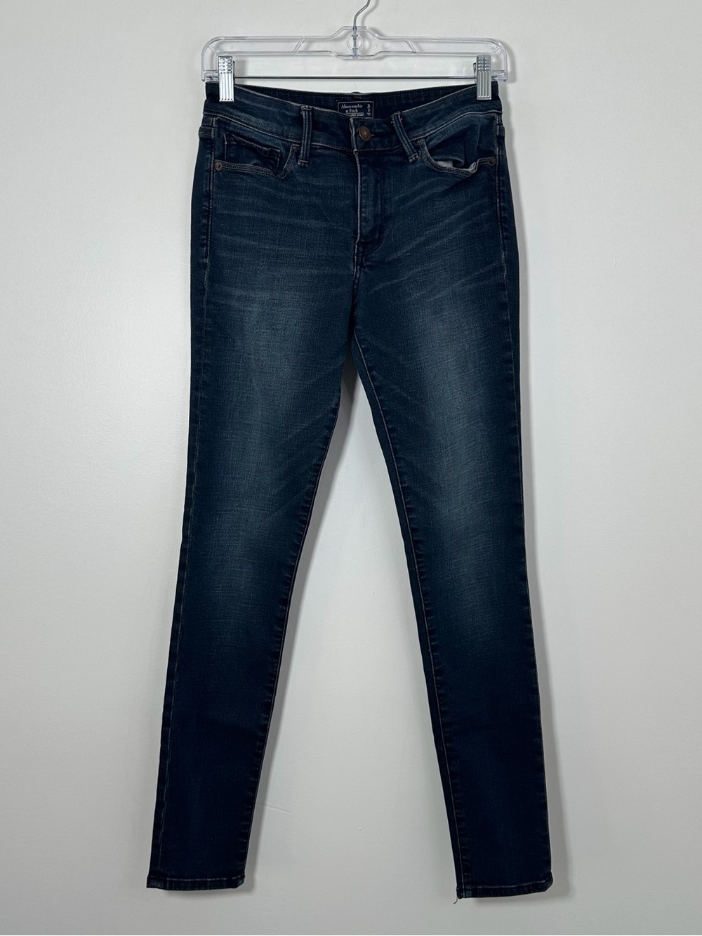 Abercrombie Harper Super Skinny Jeans Size 26 / 2R Dark Wash Stretch